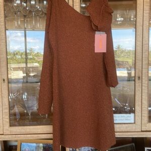 Cult Gaia Jet Knit dress in Maroon Peak size L